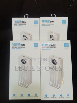 Powerbank Built-in 4 Charging Line