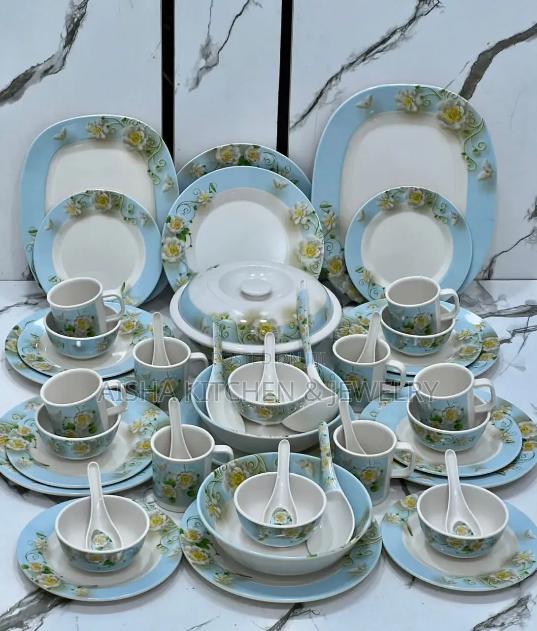 49pcs Melamine Dinner Set