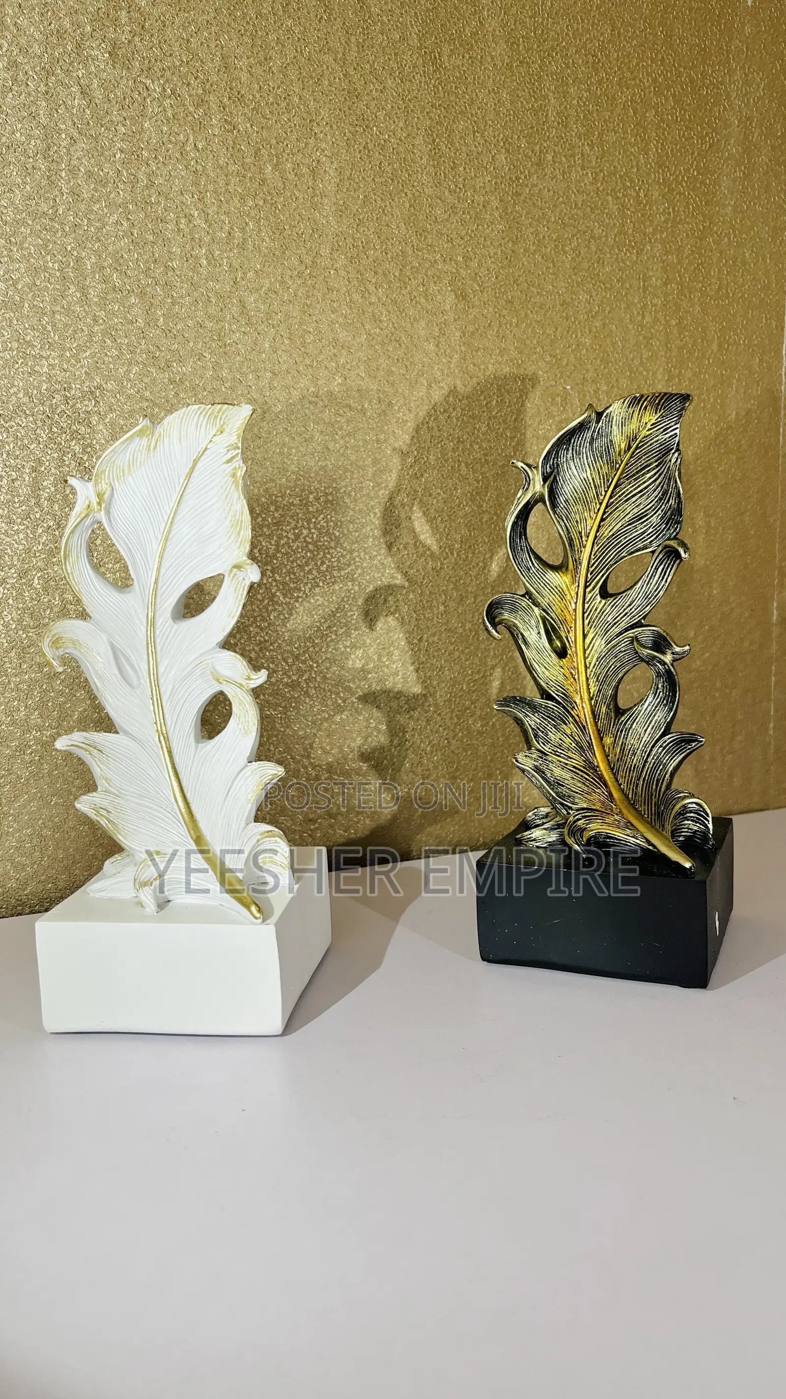 Feather Figurine Home Decor