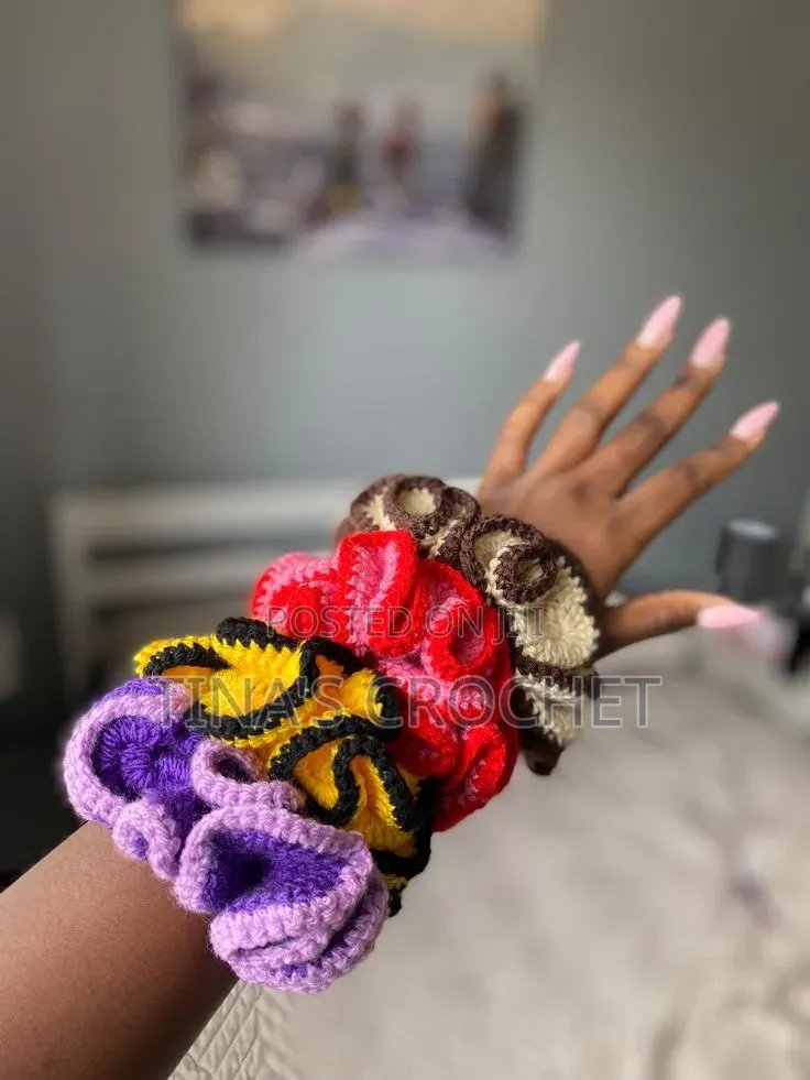 Handmade Crochet Scrunchie