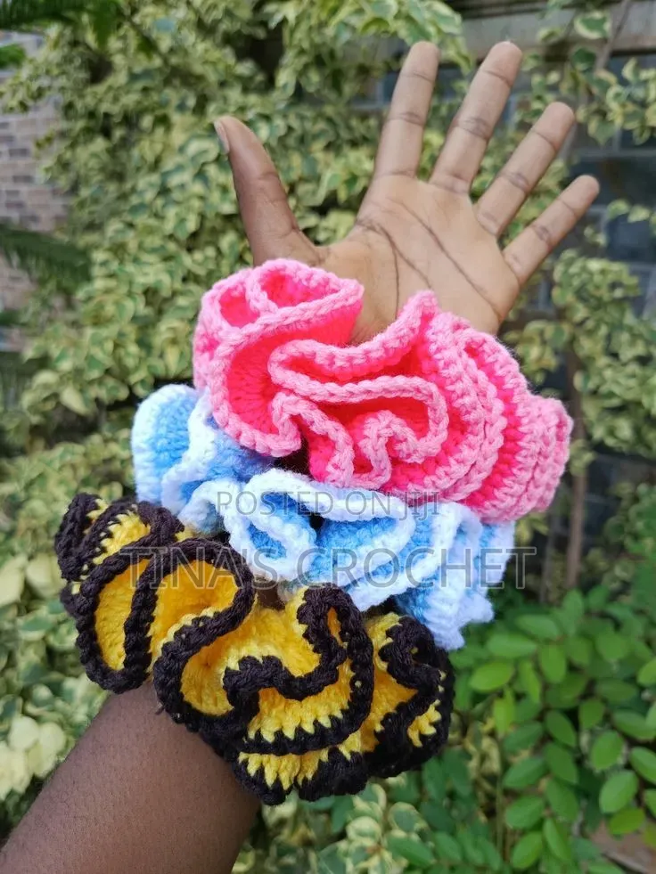 Handmade Crochet Scrunchie