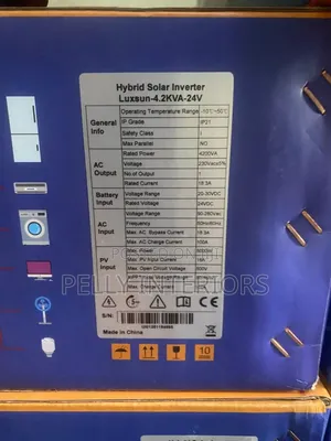 Luxsun 4kva 24volt Hybrid Solar Inverter