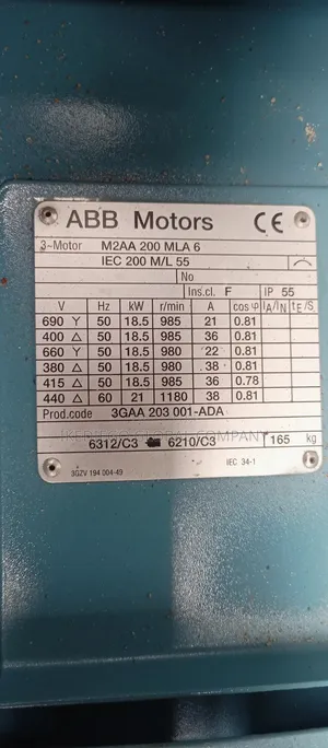 Brand New Abb Electric Motor