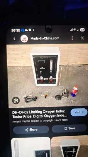 Oxygen Index Teste Apparatus