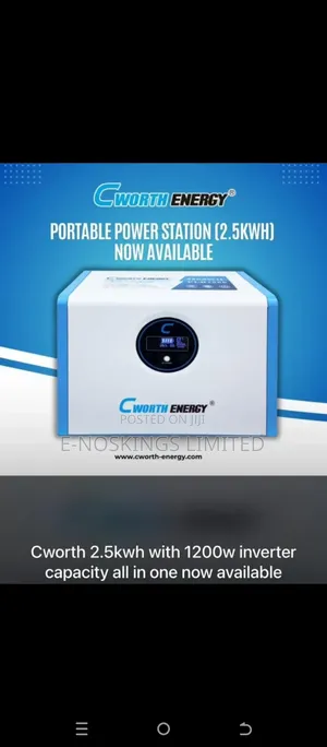 C Worth 2,5kwh Solar Generator