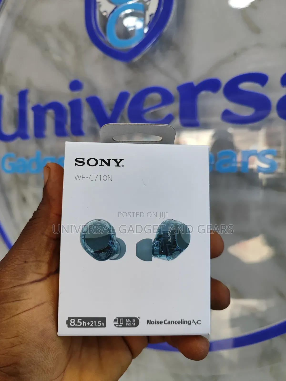 Sony Wf-C710n Truly Wireless for Ios Android, Glass Blue (Latest Model