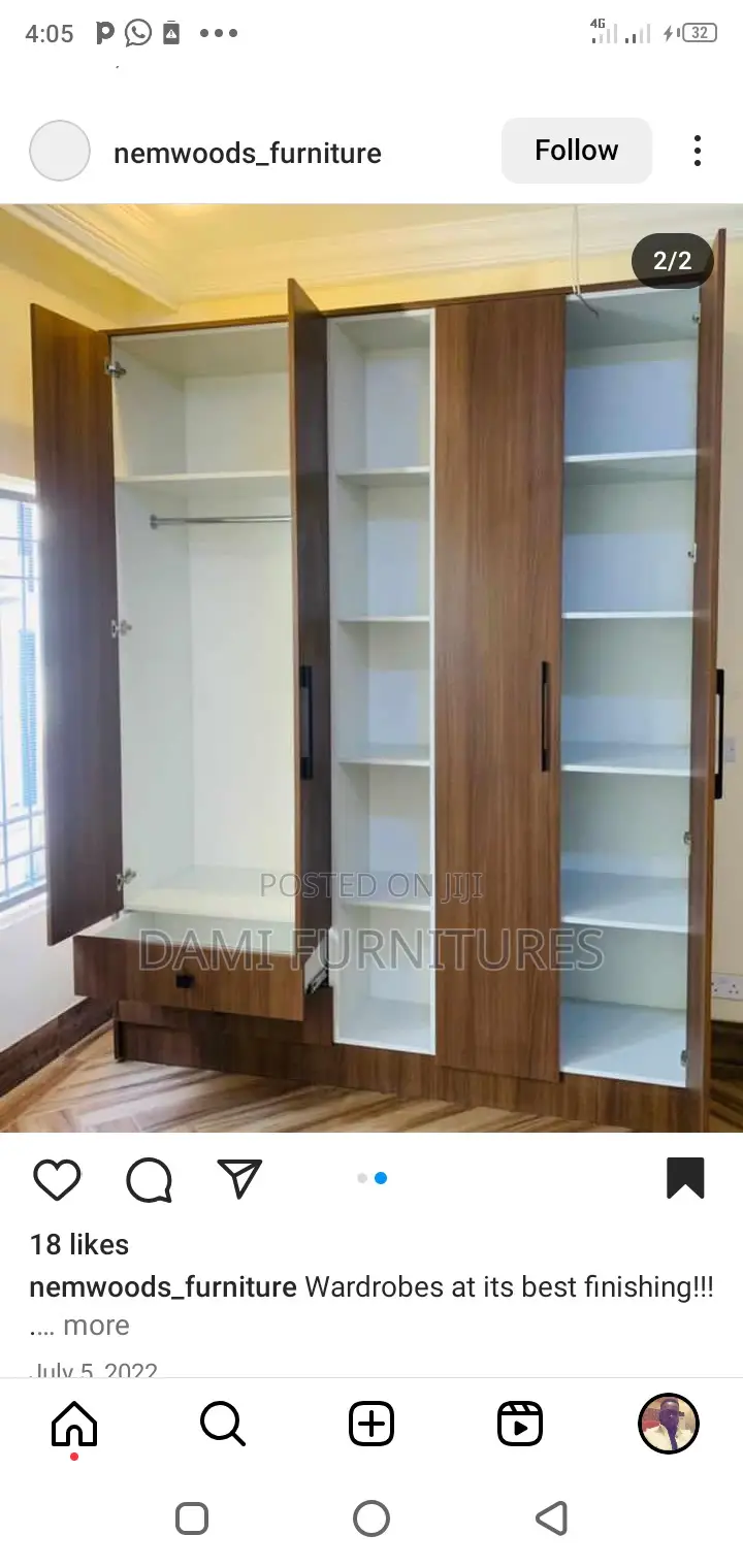 5ft by 7ft Wardrobe