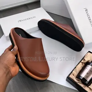 Jm Weston Quality Luxury Men Genuine Leather Slippers