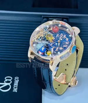 High Quality Luxury Jacob Co Leather Wristwatch