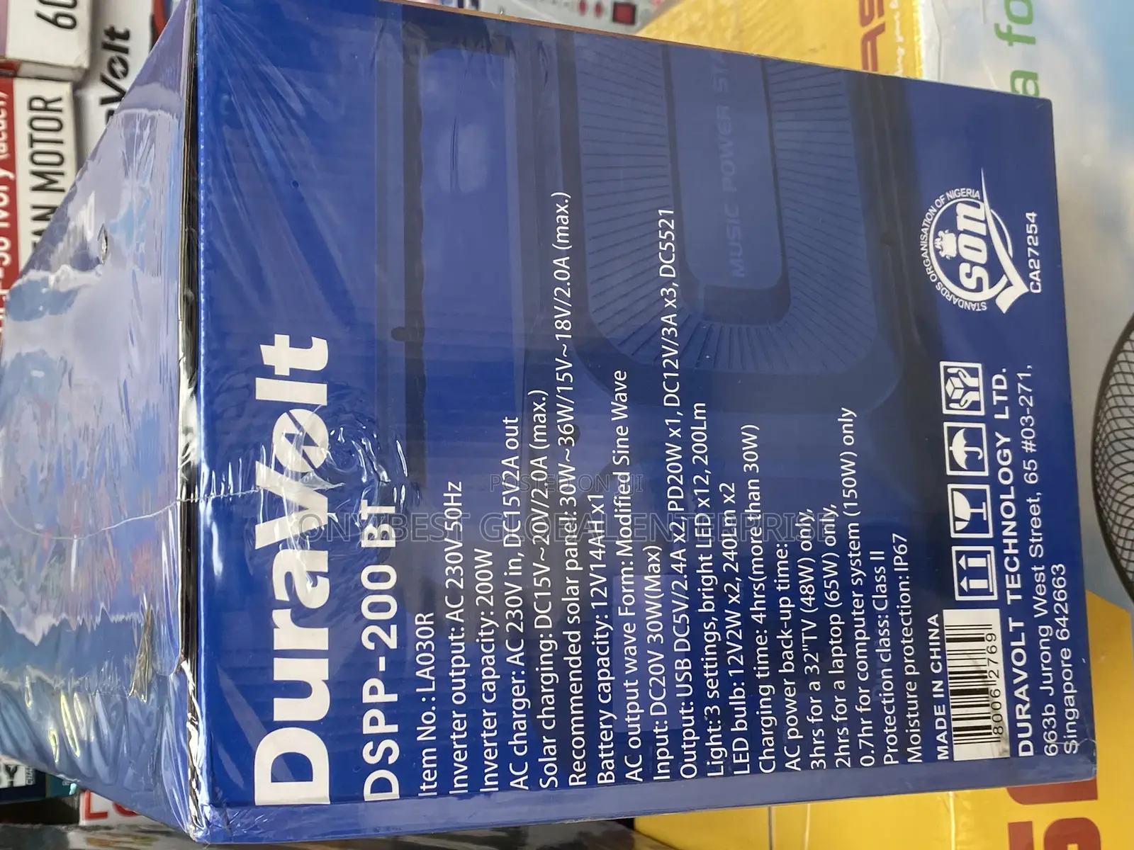 Duravolt Solar Generator 200watts Comes With 50watts Panel