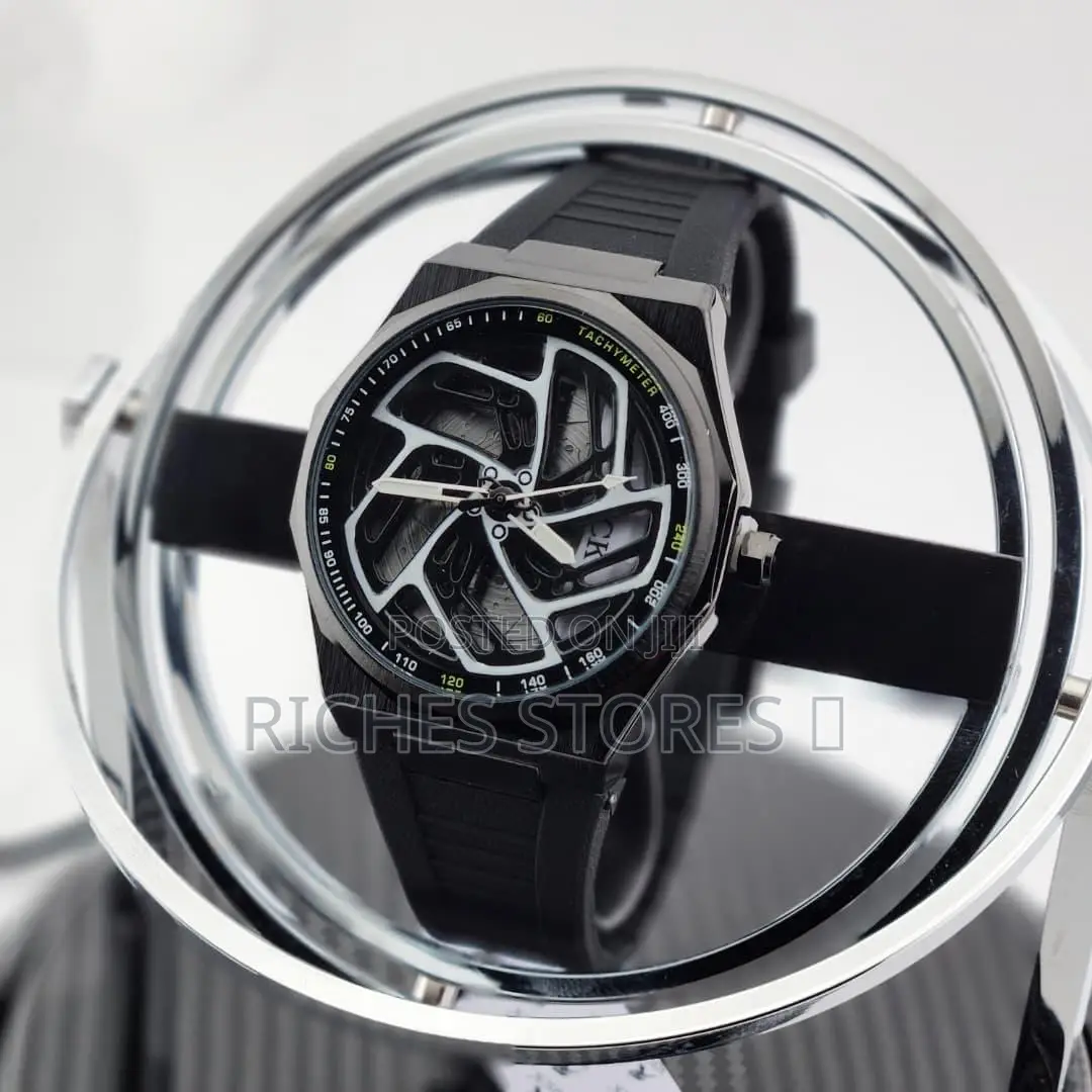 Rick Rubber Spinning Wrist Watch Available as Seen