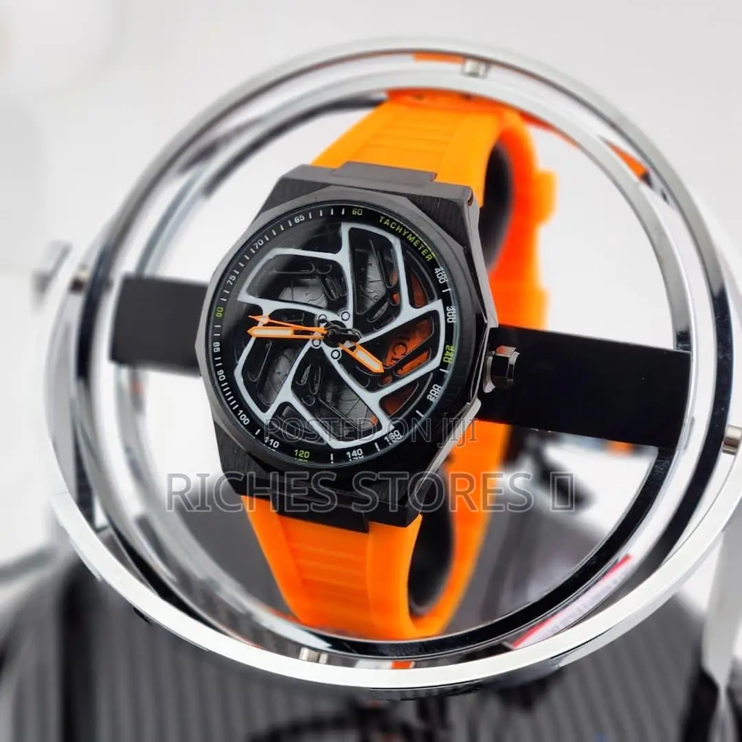 Rick Rubber Spinning Wrist Watch Available as Seen