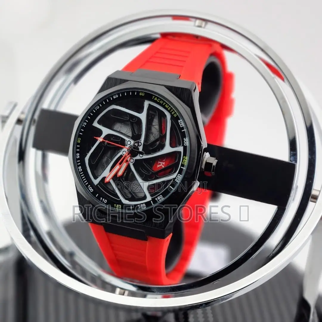 Rick Rubber Spinning Wrist Watch Available as Seen