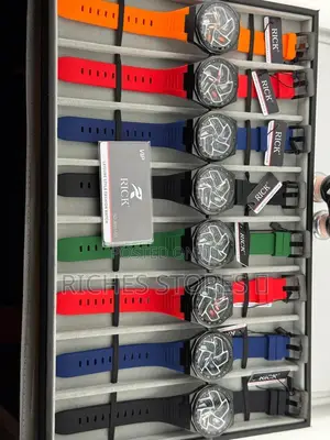 Rick Rubber Spinning Wrist Watch Available as Seen