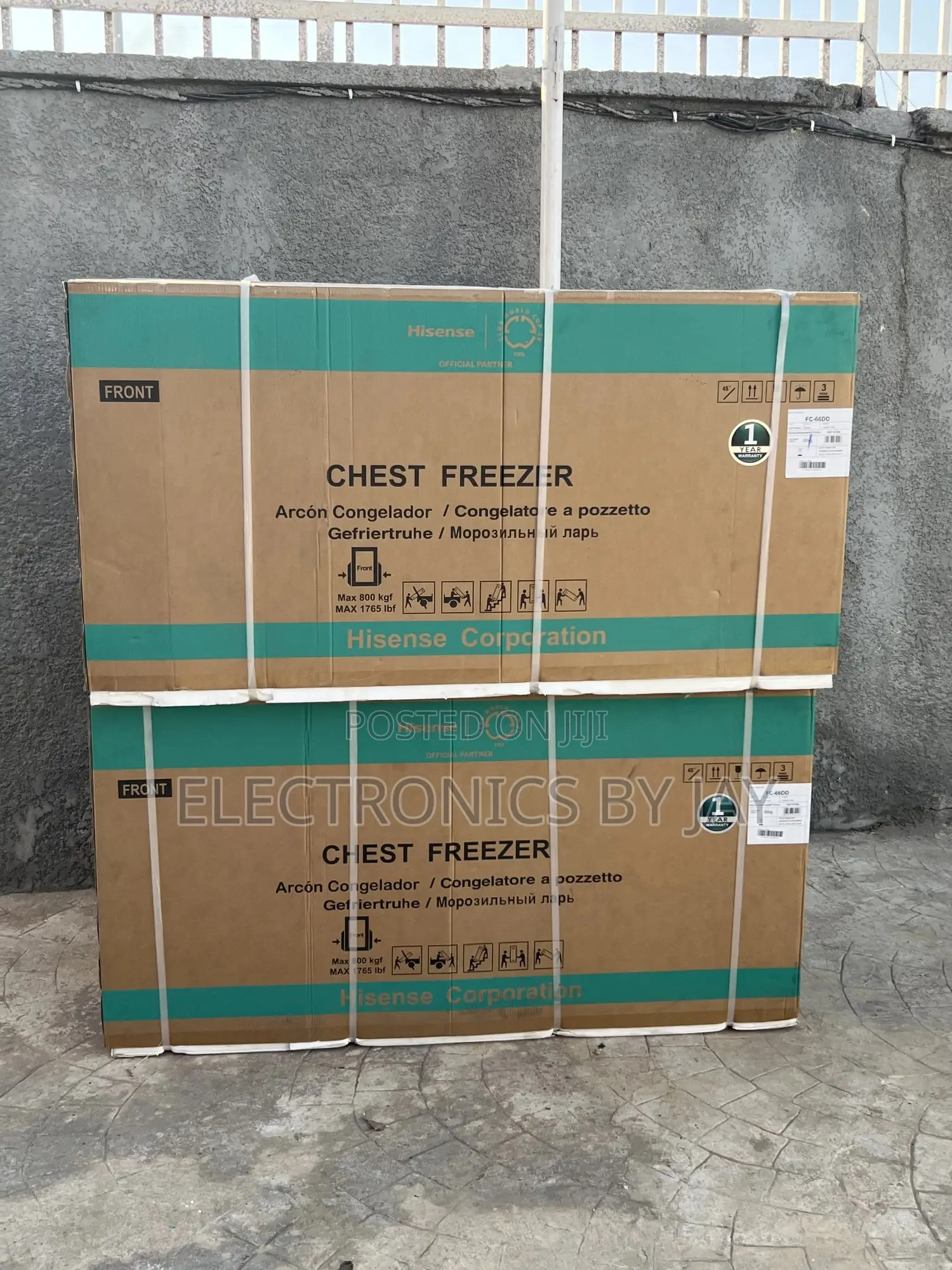 Hisense Freezer 66dd 500litre Double Door