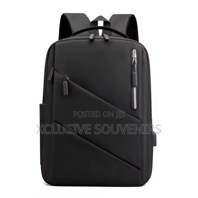 Custom Logo Waterproof Laptop Backpack With Usb Charging