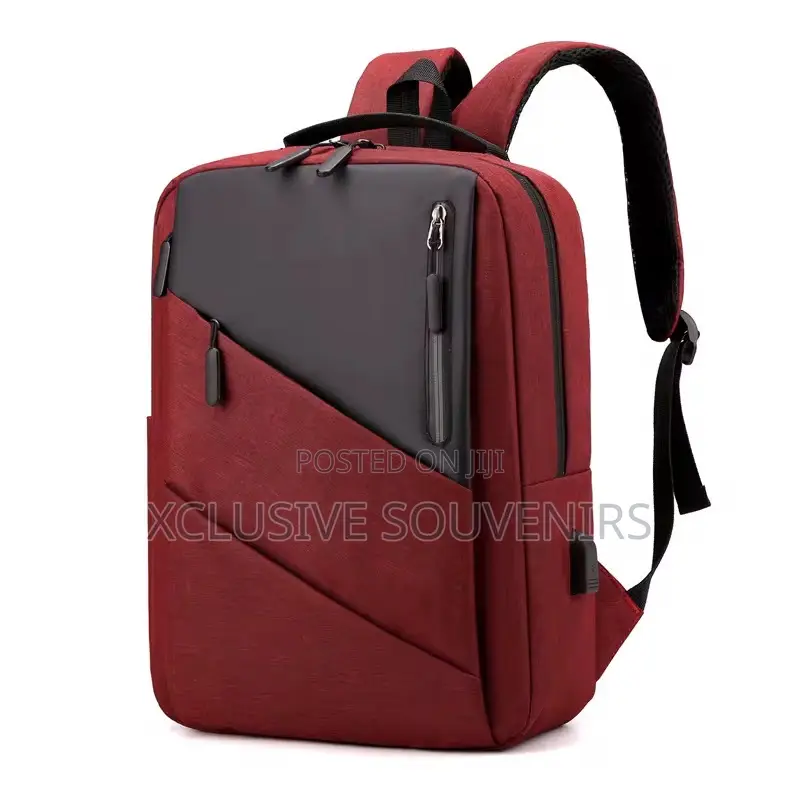 Custom Logo Waterproof Laptop Backpack With Usb Charging