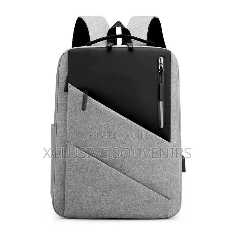 Custom Logo Waterproof Laptop Backpack With Usb Charging