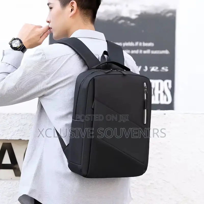 Custom Logo Waterproof Laptop Backpack With Usb Charging