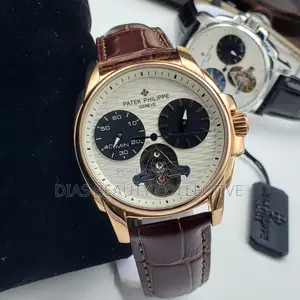 High Quality Automatic Patek Philippe Leather Watch