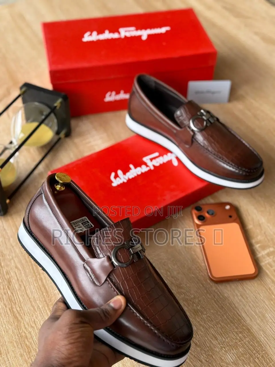 Exclusive Fendi Loafers in Black and Brown