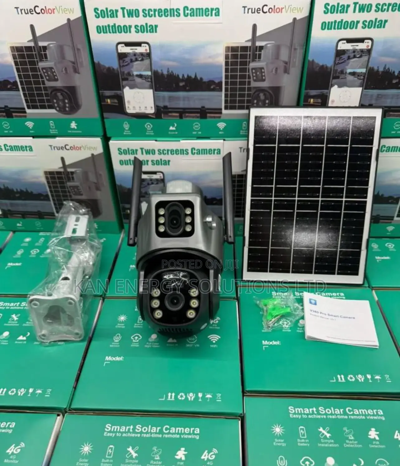 Dual Solar Security Camera