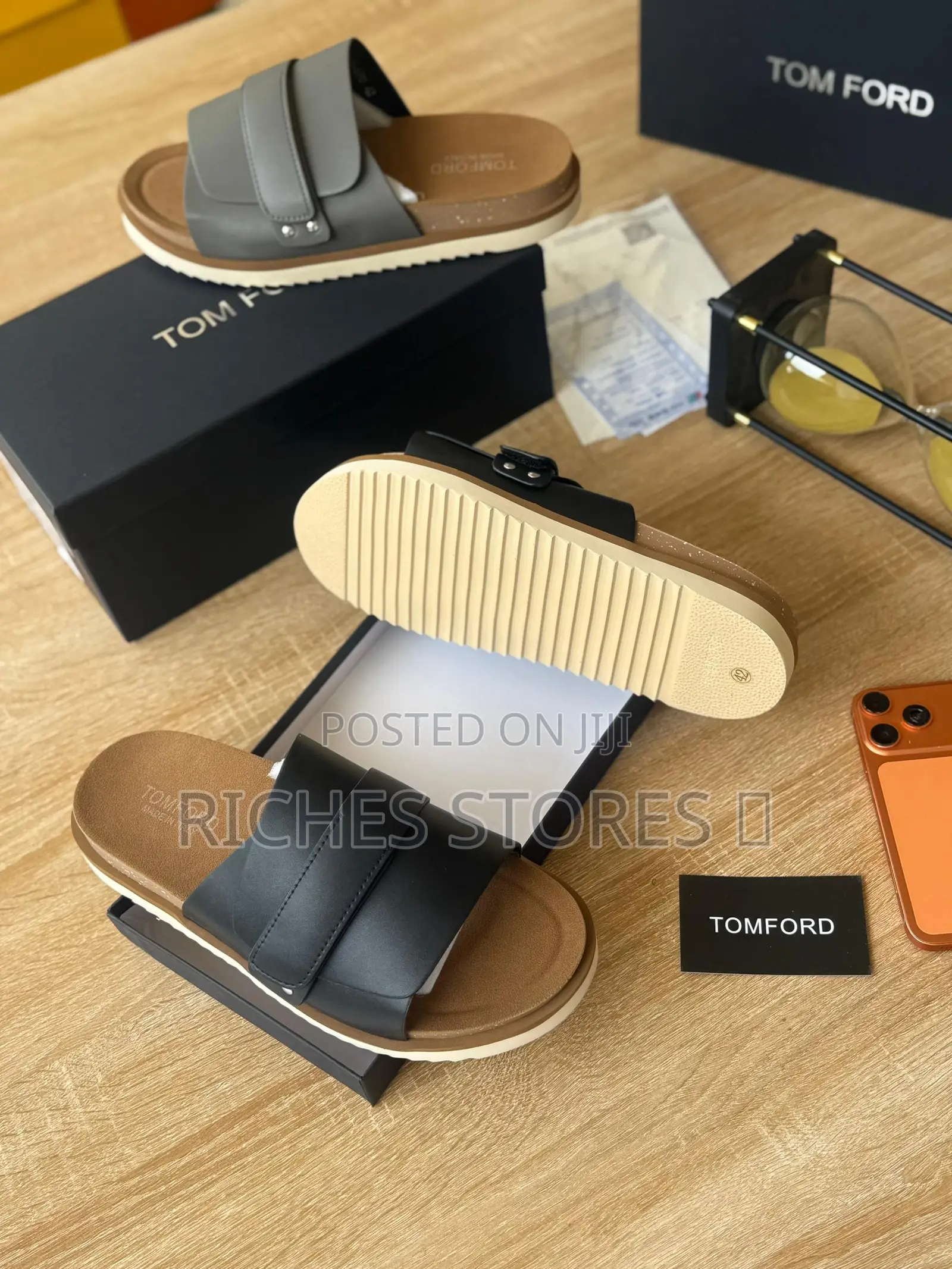 Original Tomford Leather Slide