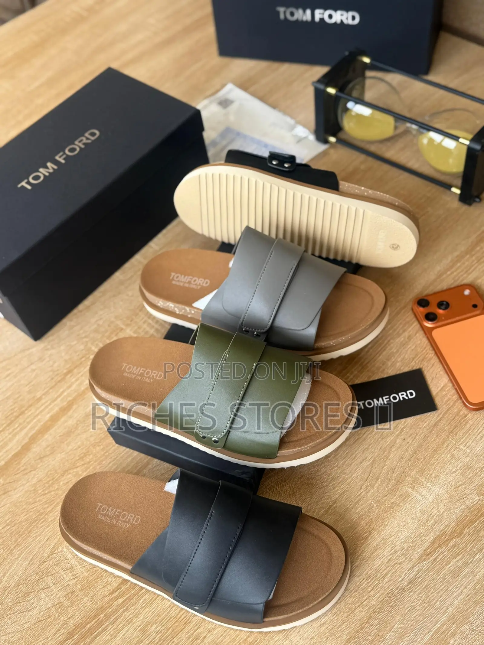 Original Tomford Leather Slide