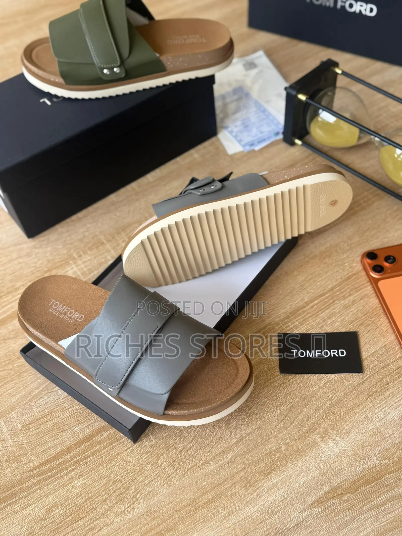 Original Tomford Leather Slide