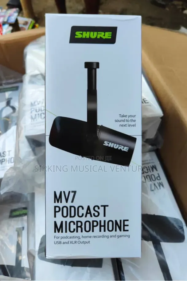 Shure Mv7 Podcast Studio Microphone