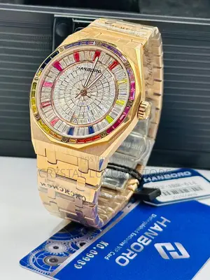 Hanboro Quality Luxury Men Automatic Engine Wristwatch