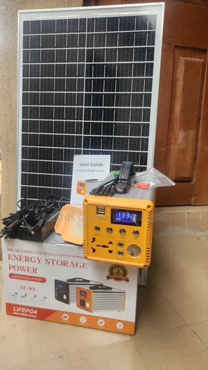 300w Solar Generator Lifepo4 Battery With 2 Bulbs and 50w Solar Panel