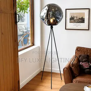 Luxury Nordic Melt Floor Lamp – Modern Glass Tripod Standing Light