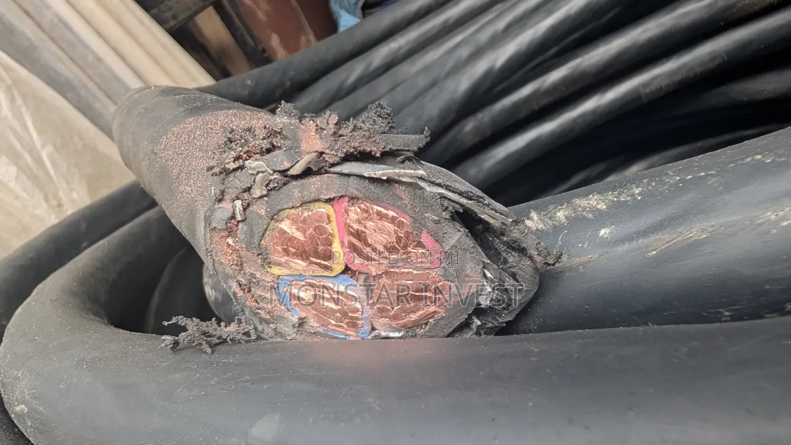 120mm Armored Cable 4core