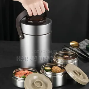 1.9l- Stainless Steel Food Flask 3 in 1