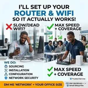 I Will Shop, Deliver, Set Up Your Office Internet Tech Gadgets