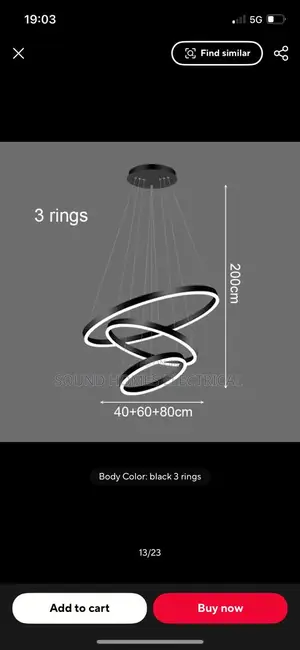 3 Steps Adjustable Dropping Chandelier