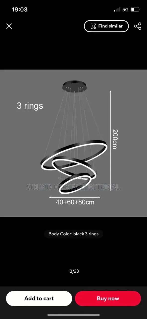 3 Steps Adjustable Dropping Chandelier
