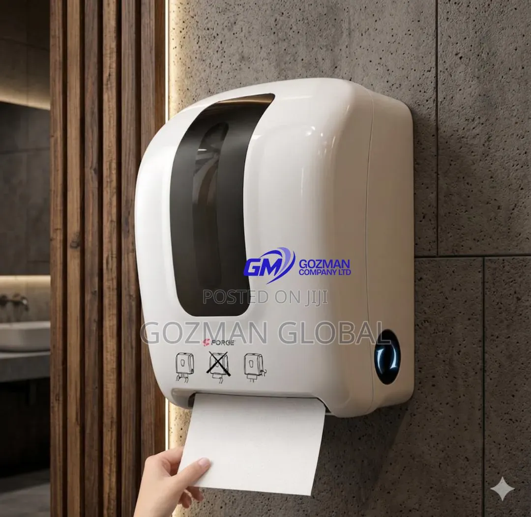 White Automatic Tissue Dispenser