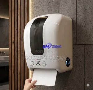White Automatic Tissue Dispenser