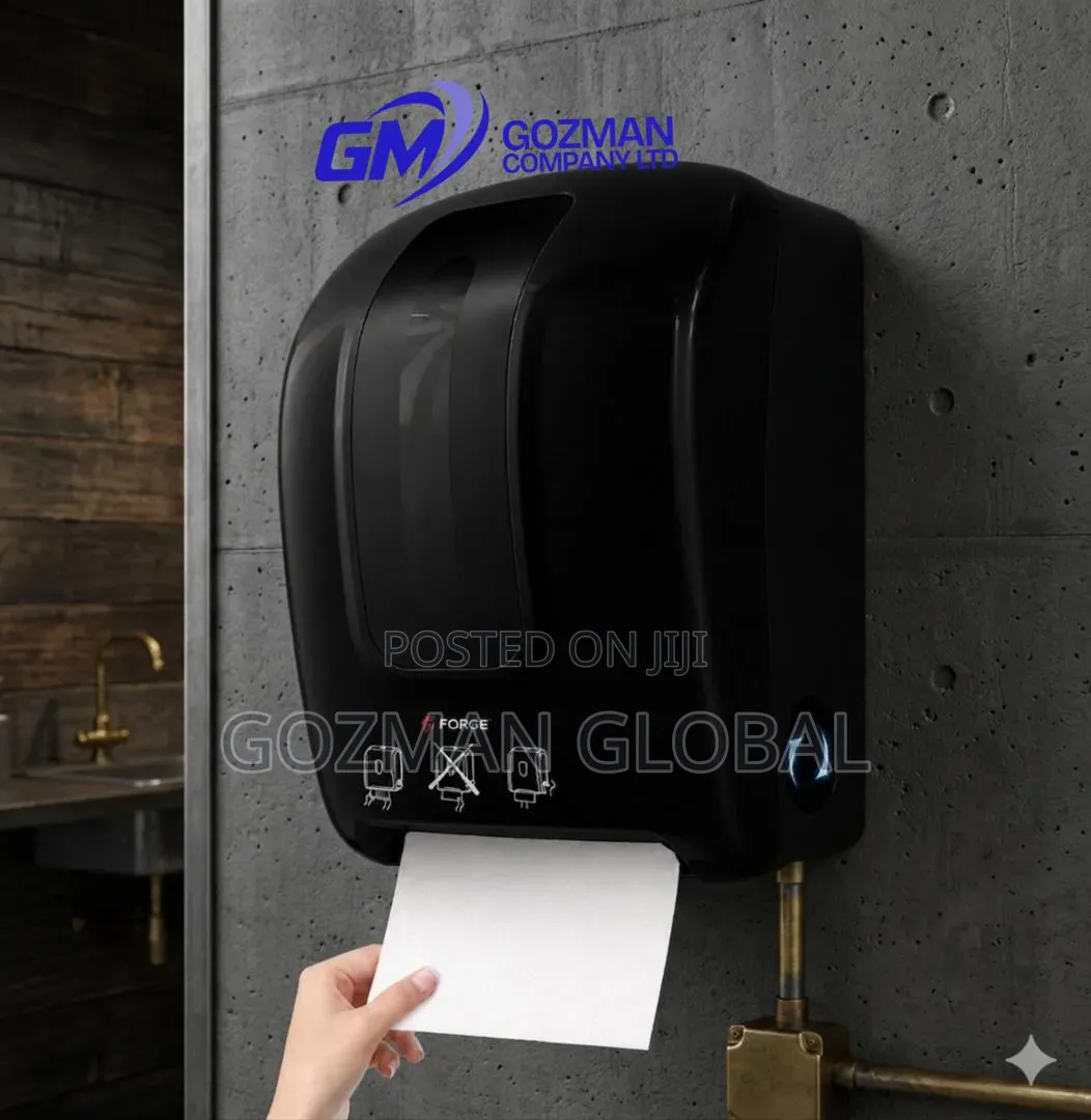 Black Automatic Tissue Dispenser