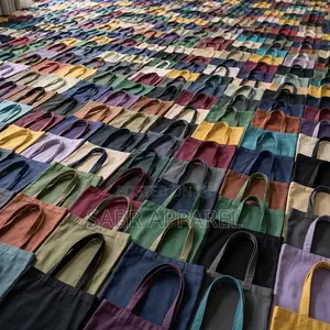 Plain Cotton Tote Bags - Bulk/Wholesale Available (Multiple Colors)