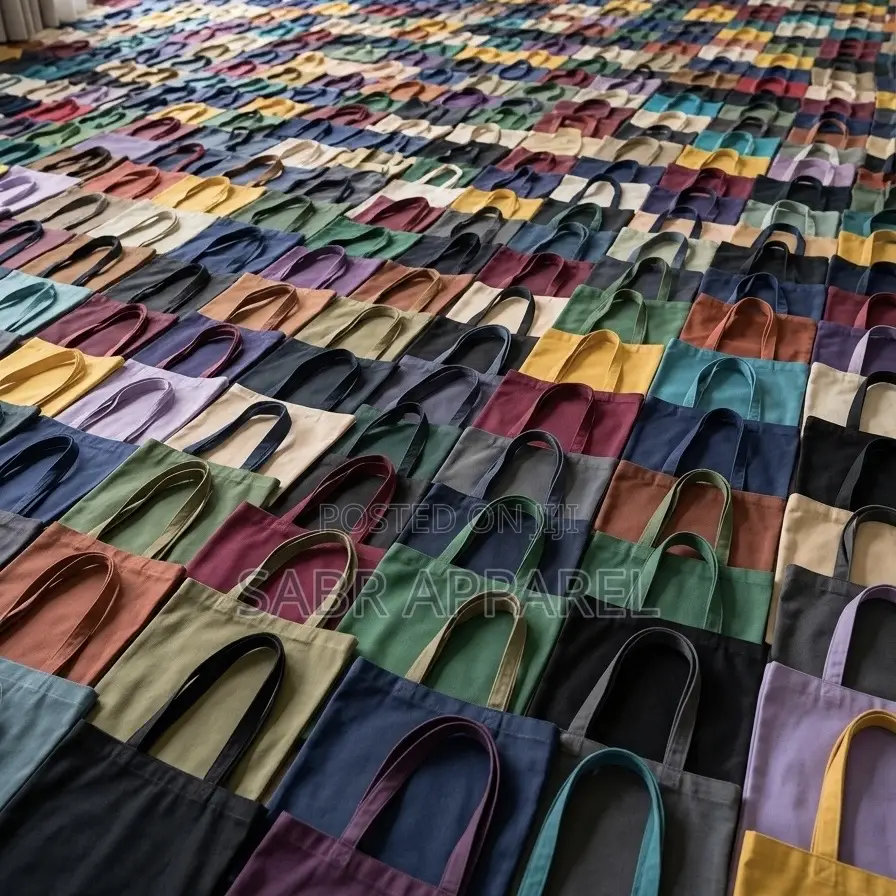 Plain Cotton Tote Bags - Bulk/Wholesale Available (Multiple Colors)