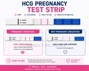 HCG Pregnancy Test Strip Kit | Fast Accurate Home Pregnancy Test