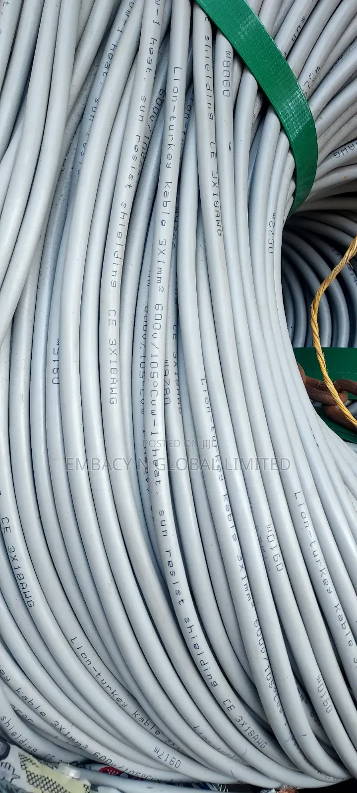 1mm 3core Shielded Cable (18awg)