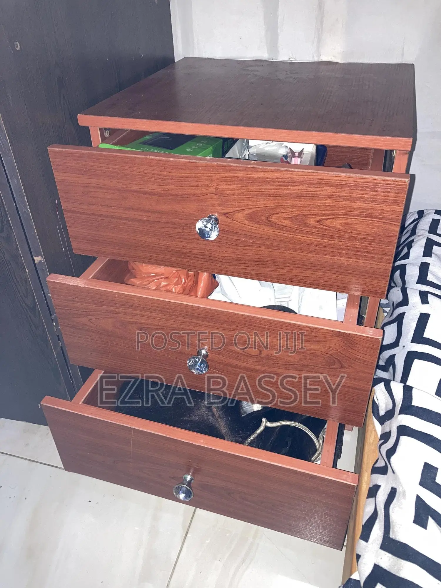 3 Steps Bedside Drawer