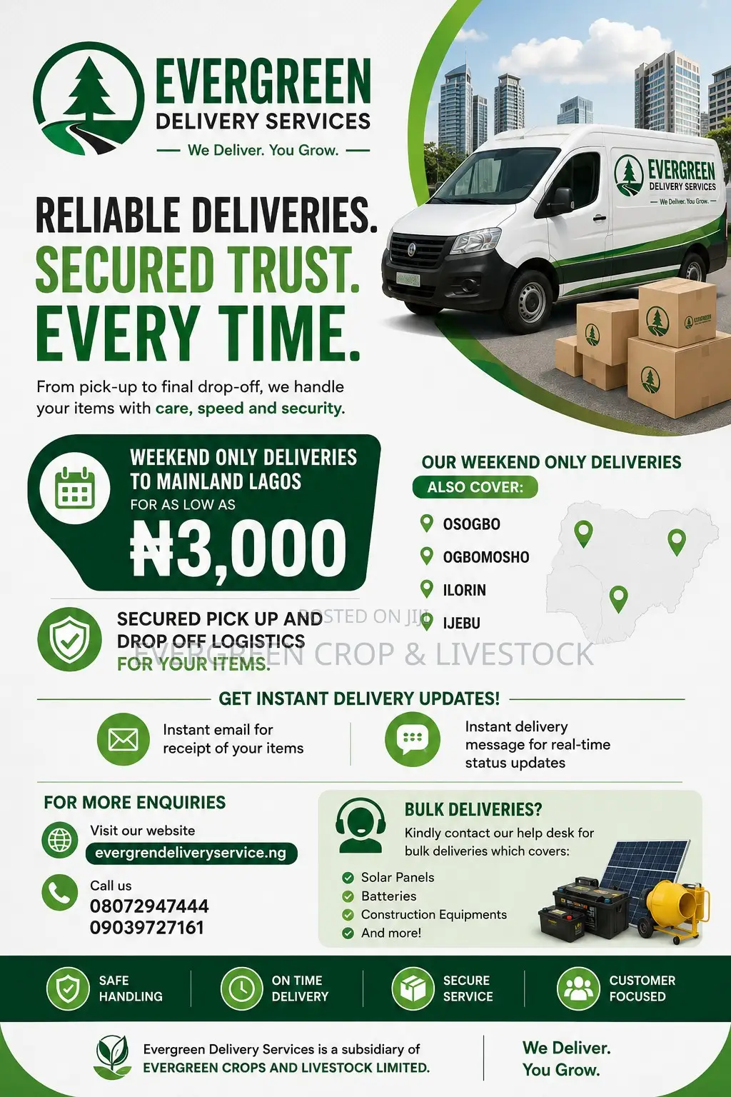 Evergreen Delivery Services
