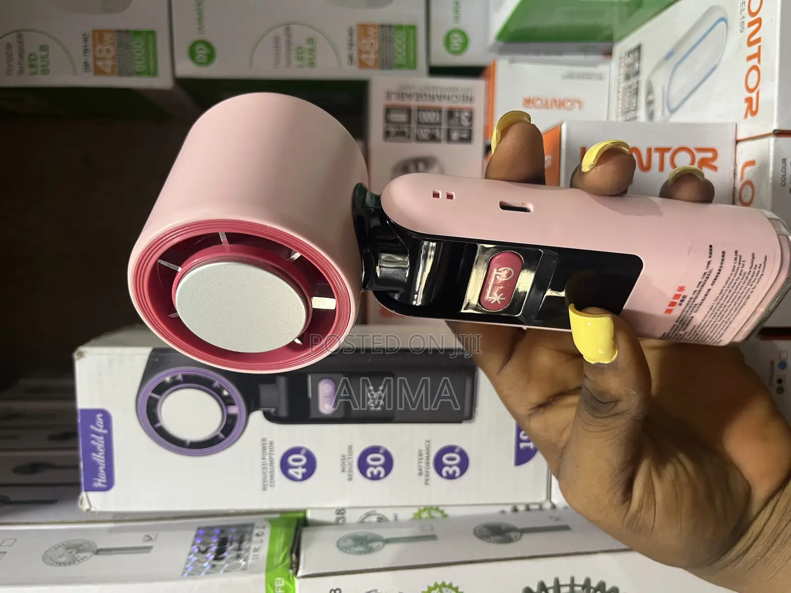 Ac Industrial Handheld Rechargeable Fan
