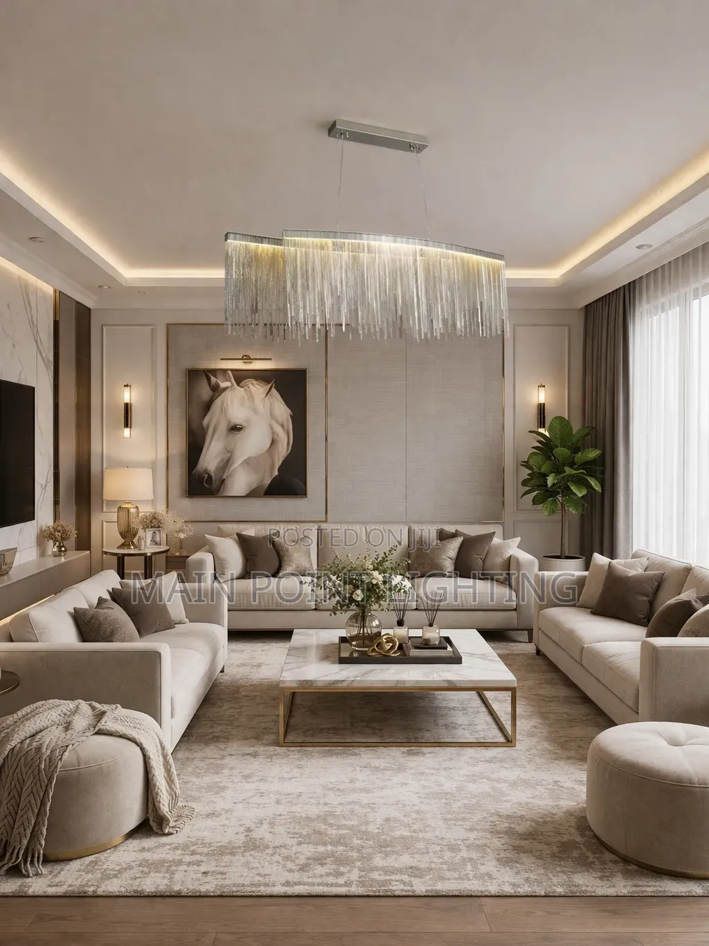 Tassel Chandelier Light