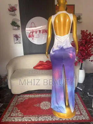 Purple Aurora Bodycon Maxi Dress